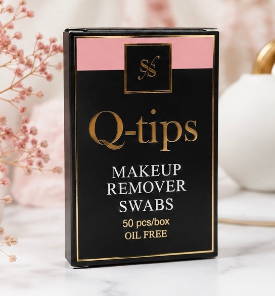 Precision Makeup Remover Swabs -Oil Free| 50 Pack